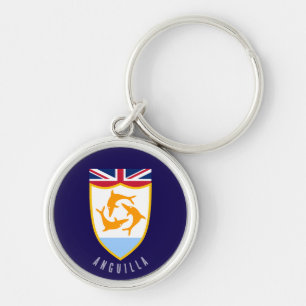 Anguilla-Wappen Schlüsselanhänger