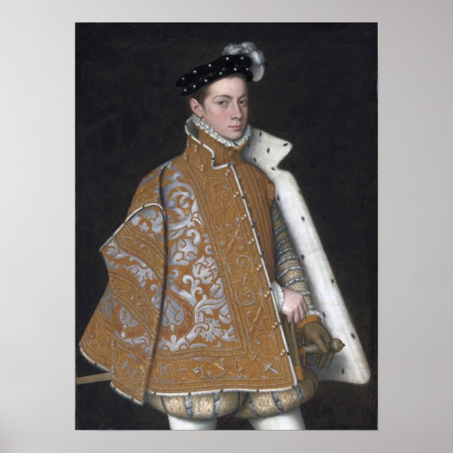 Anguissola - Alessandro Farnese Poster (Vorne)