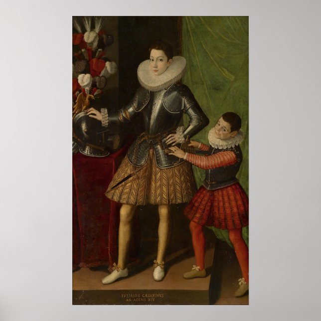 Anguissola - Portrait Giuliano II Cesarini 14 Poster (Vorne)