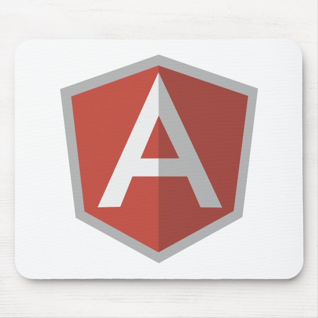 AngularJS Shield Logo Mousepad (Vorne)