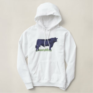 Angus Bull Bestickter Hoodie