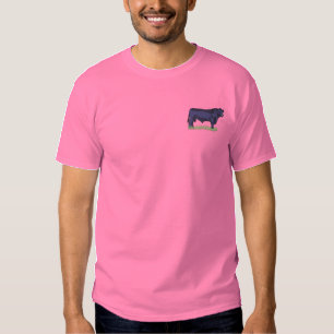 Angus Bull Besticktes T-Shirt