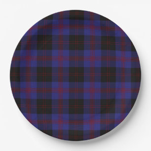 Angus District Tartan Pappteller