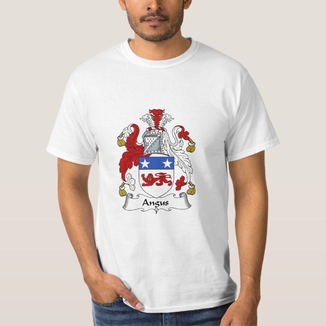Angus-Familienwappen-Angus-Wappen T-Shirt (Vorderseite)