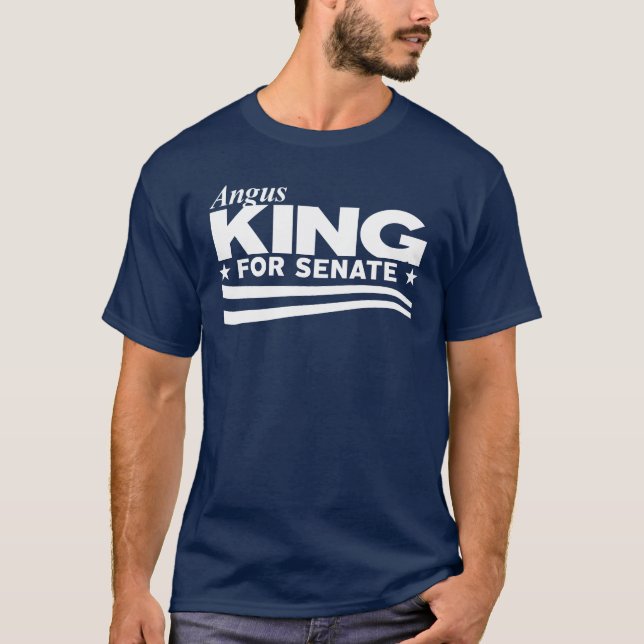Angus King für Senat T-Shirt (Vorderseite)