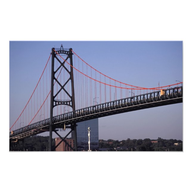 Angus L Macdonald Bridge, Halifax, Nova Fotodruck (Vorne)