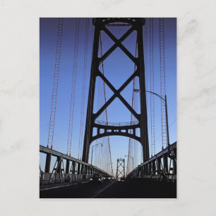 Angus L Macdonald Bridge, Halifax, Nova Postkarte