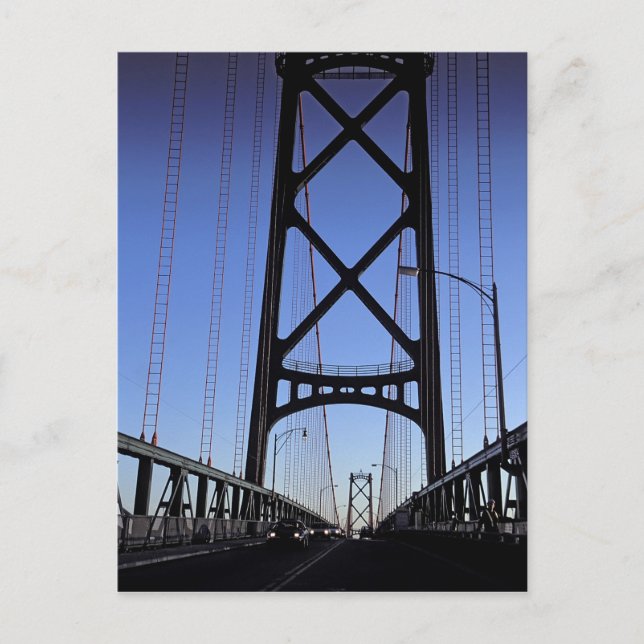 Angus L Macdonald Bridge, Halifax, Nova Postkarte (Vorderseite)