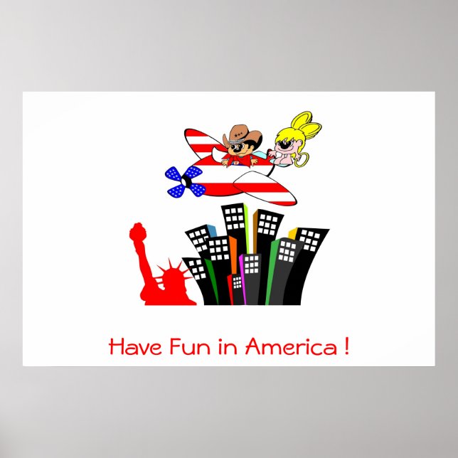 Angy und Roy erobern Amerika Poster (Vorne)