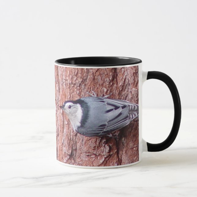 Anhaften Baum-Kleiber-Vogel-Tasse Tasse (Rechts)