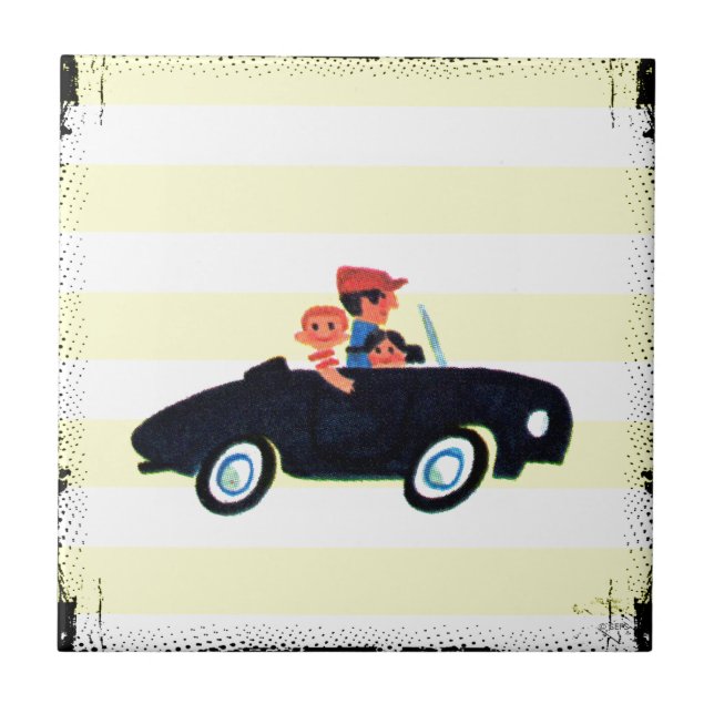 Anhalten der offenen Straße 3 Fliese (Vorderseite)