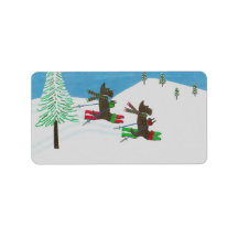 Anhalten der Slopes 2015CardWettbewerb-Labels