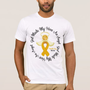 Anhang-Krebs-Gott machte meinen Held einen Engel T-Shirt