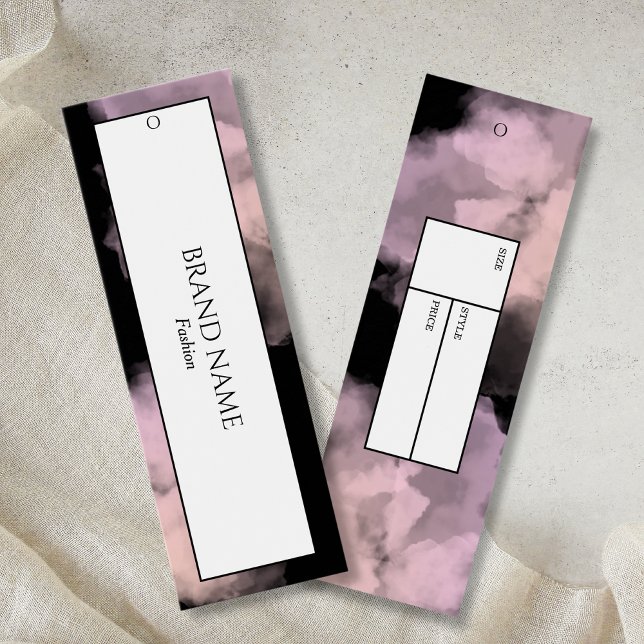 Anhängemarke "Wasserfarbe" | Schwarz (Von Creator hochgeladen)