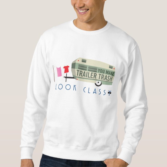 Anhänger-Abfall-Sweatshirt Sweatshirt (Vorderseite)