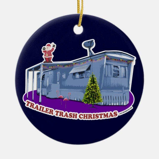 Anhänger-Abfall-Weihnachtsverzierung Keramikornament (Vorne)