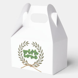 Anhänger "Mit Liebe" Geschenkschachtel