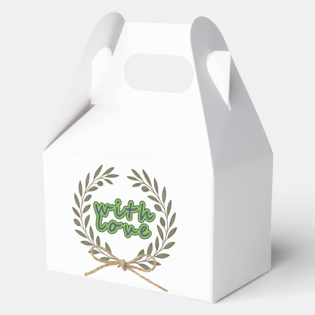 Anhänger "Mit Liebe" Geschenkschachtel (Rückseite)