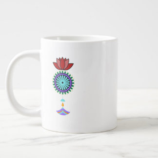 Anhänger spirituell mit Lotusblüte Jumbo-Tasse