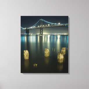 Anhäufungen entlang dem Embarcadero, San Francisc Leinwanddruck