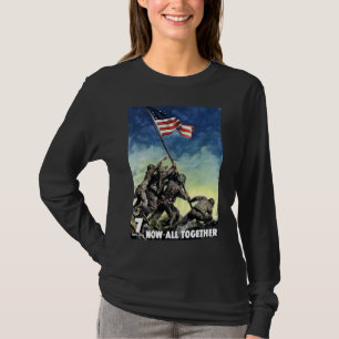 Anheben der Flagge auf Iwojima T-Shirt