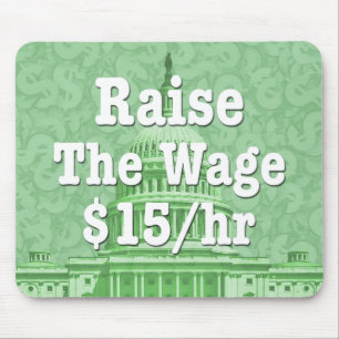 Anheben des Mindestlohns Mousepad