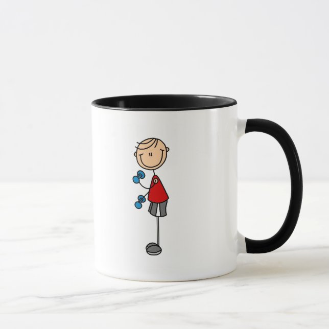 Anhebende Gewichts-T-Shirts und Geschenke Tasse (Rechts)