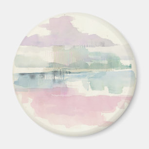 Anhebender Nebel   in den weichen Pastellen Magnet