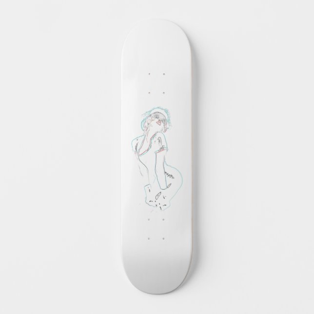 Anheften Skateboard (Vorderseite)