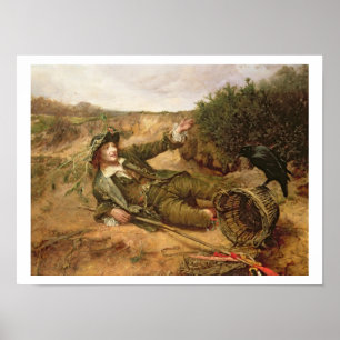 Anheim gefallen  der Missachtung, 1886 (Öl auf Poster