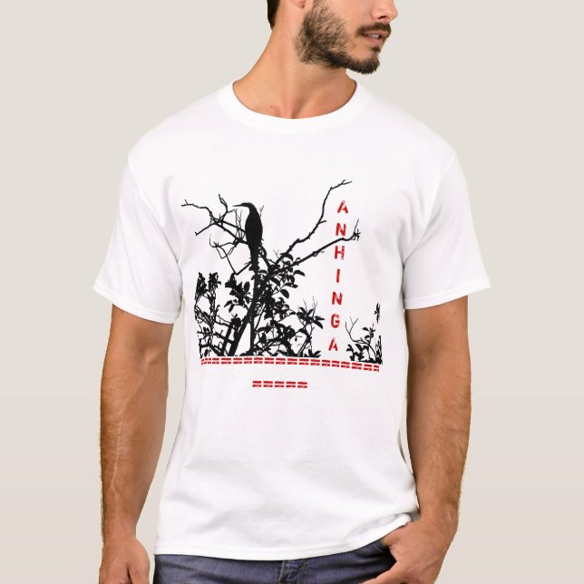 ANHINGA Vogel T-Shirt (Vorderseite)