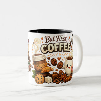 Ani Coffees luxuriöses Tassendesign für Kaffeelieb Zweifarbige Tasse
