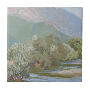 Aniene River Atemberaubende Jugendstil-Landschaft Fliese