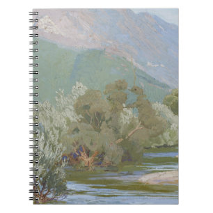 Aniene River Atemberaubende Jugendstil-Landschaft Notizblock