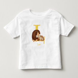 Animal ABC L est pour lion T-shirt