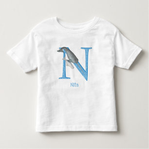 Animal ABC N est pour narval T-shirt