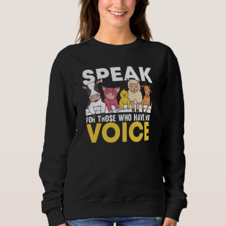 Animal Activist Rescue Animals Conservation Rights Sweatshirt
