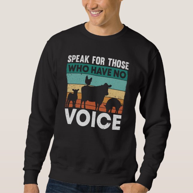 Animal Activist Rescue Animals Conservation Rights Sweatshirt (Vorderseite)