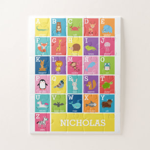 Animal Alphabet Alphabet Kids Puzzle