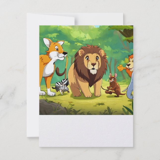 Animal Antics! Feiertagskarte (Vorderseite)