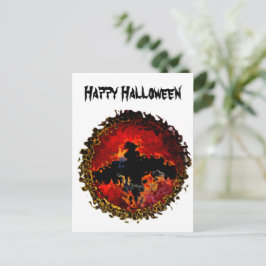 Animal Art Spooky Bat Postkarte