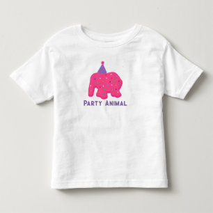 Animal Cookie Anniversaire Fête Toddler T-shirt