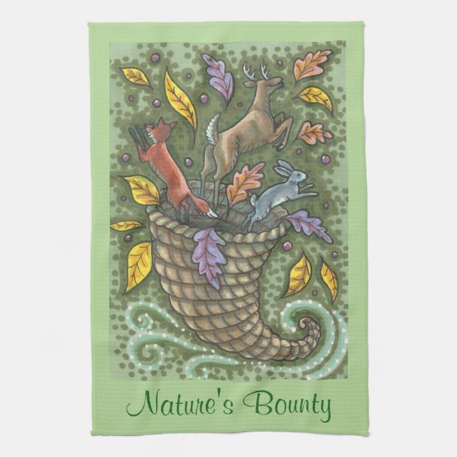 ANIMAL DE BONNE NATURE, SERVIETTE DE CORNUCOPIE SA (Vertical)