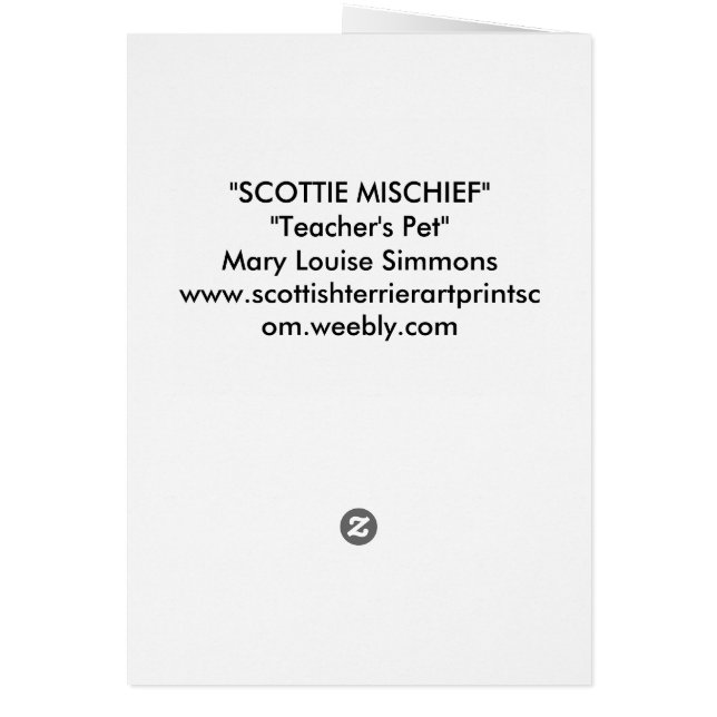 ANIMAL DE L'ENSEIGNANT (Dos)