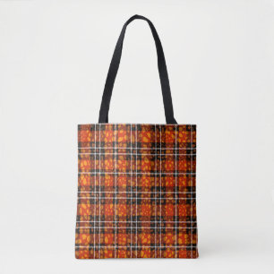 Animal Dots Kariert Mix Muster Nahtlose Kunst Tasche