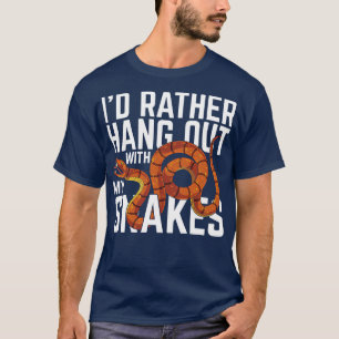 Animal Funny Snake Eigentümer Reptile Pet Schlange T-Shirt