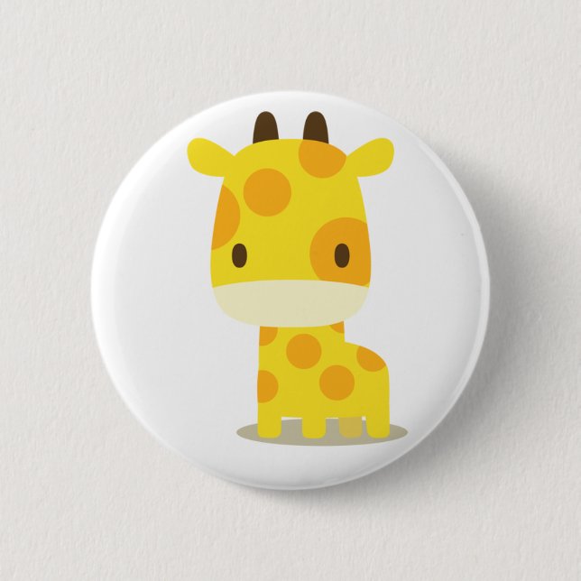animal giraffe : pins button (Vorderseite)