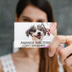 Animal Groomer   Doggie Haircut Visitenkarte