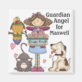 Animal Guardian Angel Magnet par SRF