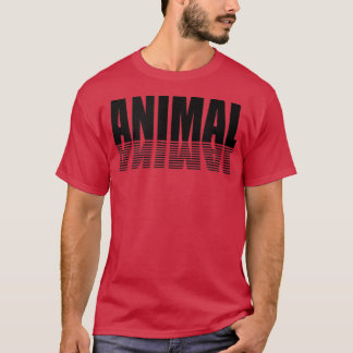 ANIMAL Gym Fitness Workout Bodybuilding Motivation T-Shirt